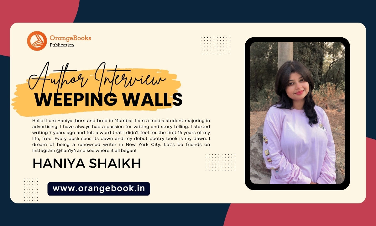 Haniya Shaikh Talks About Her Book “weeping walls ”