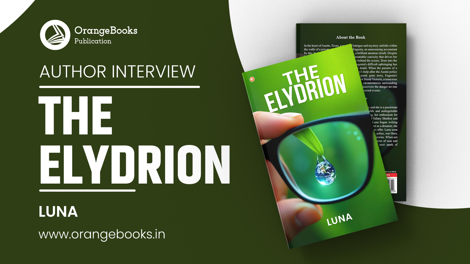 Luna Talks About Her Book “The Elydrion”